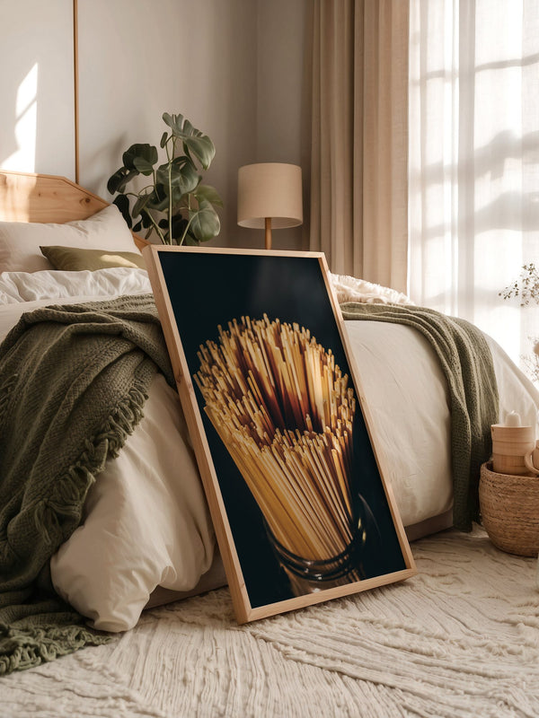 Spaghetti Bündel Schattenlicht