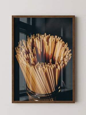 Spaghetti Bündel Schattenlicht