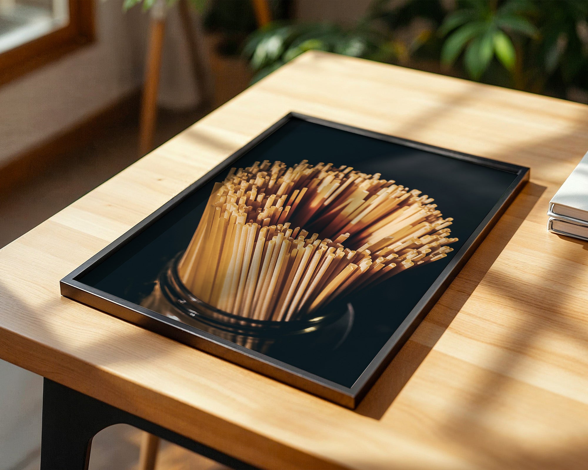 Spaghetti Bündel Schattenlicht