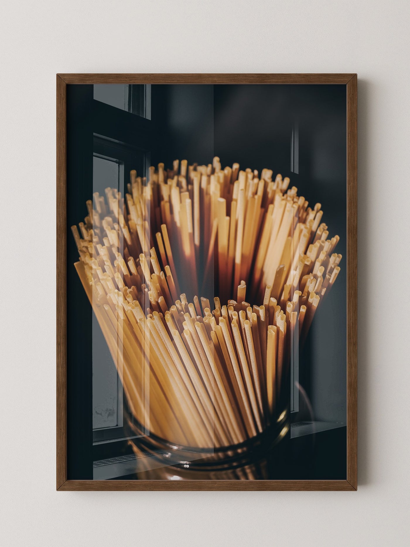 Spaghetti Bündel Schattenlicht