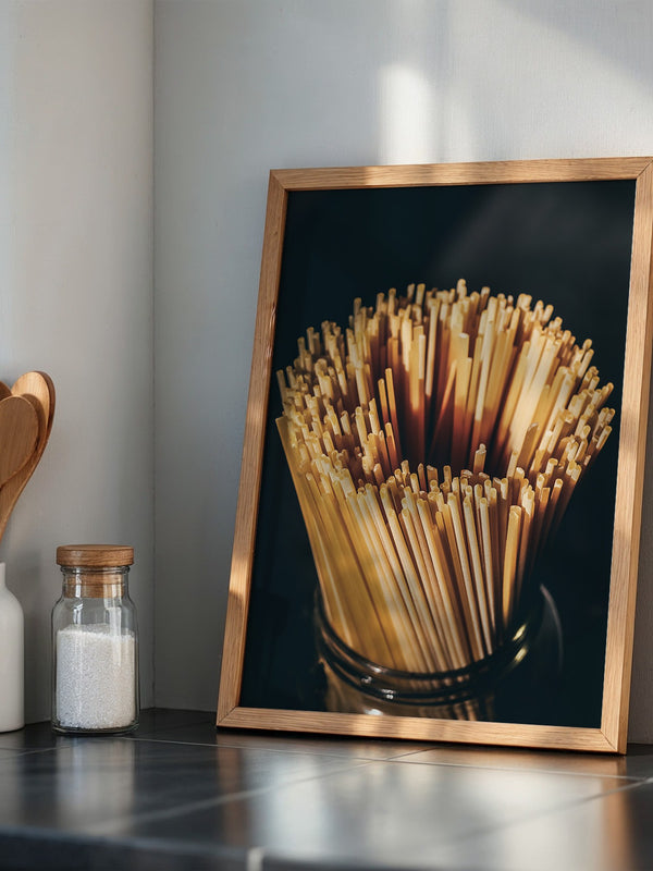 Spaghetti Bündel Schattenlicht