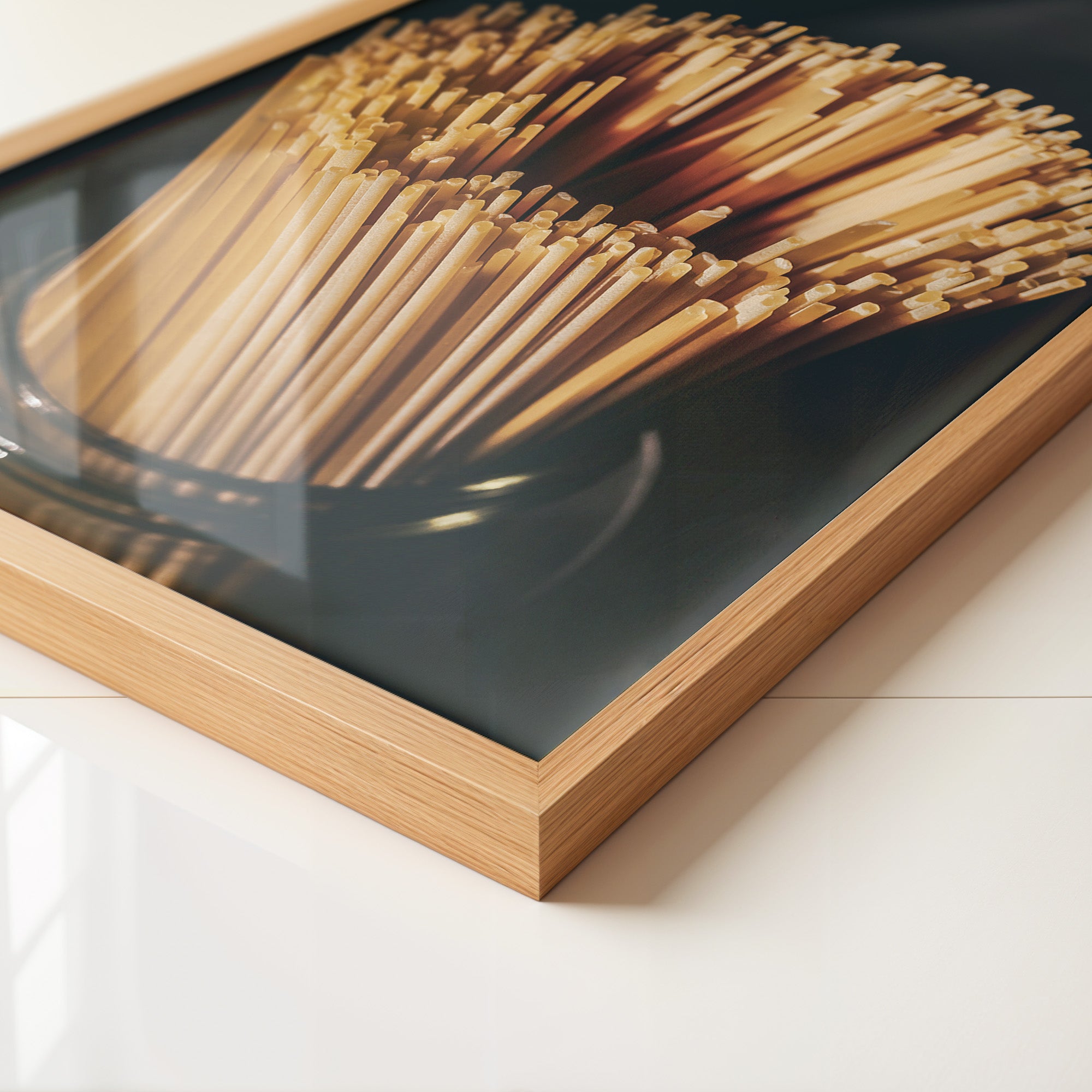 Spaghetti Bündel Schattenlicht