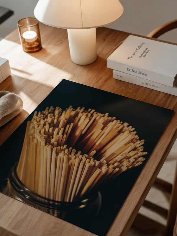 Spaghetti Bündel Schattenlicht