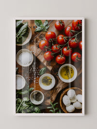 Tomaten Kräuter Holzoptik