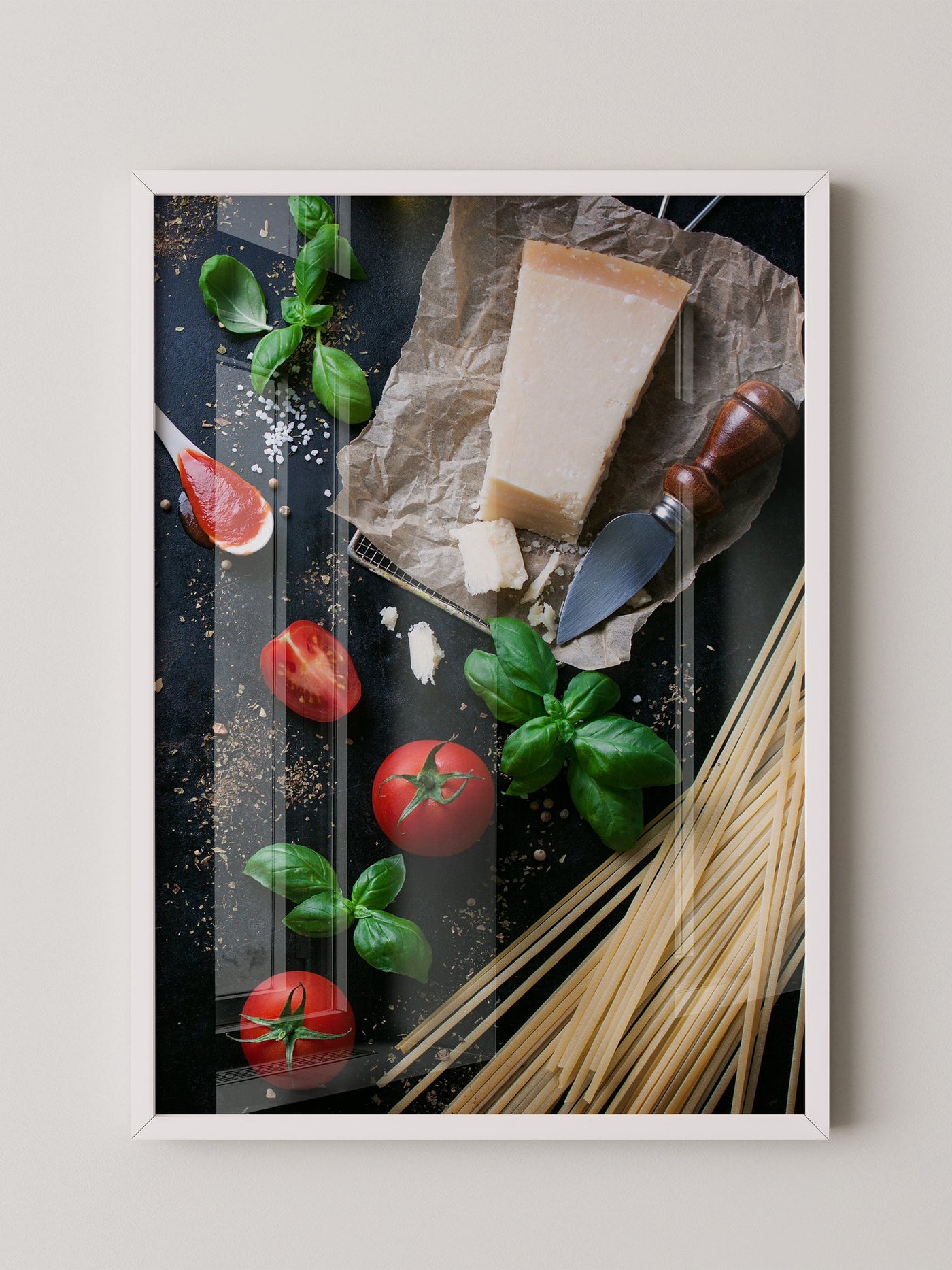 Parmesan Basilikum Tomatenarrangement