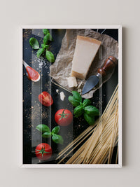 Parmesan Basilikum Tomatenarrangement