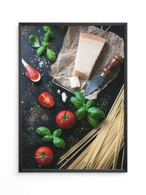 Parmesan Basilikum Tomatenarrangement