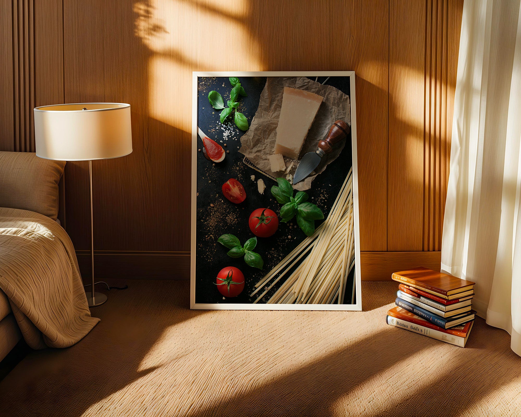 Parmesan Basilikum Tomatenarrangement