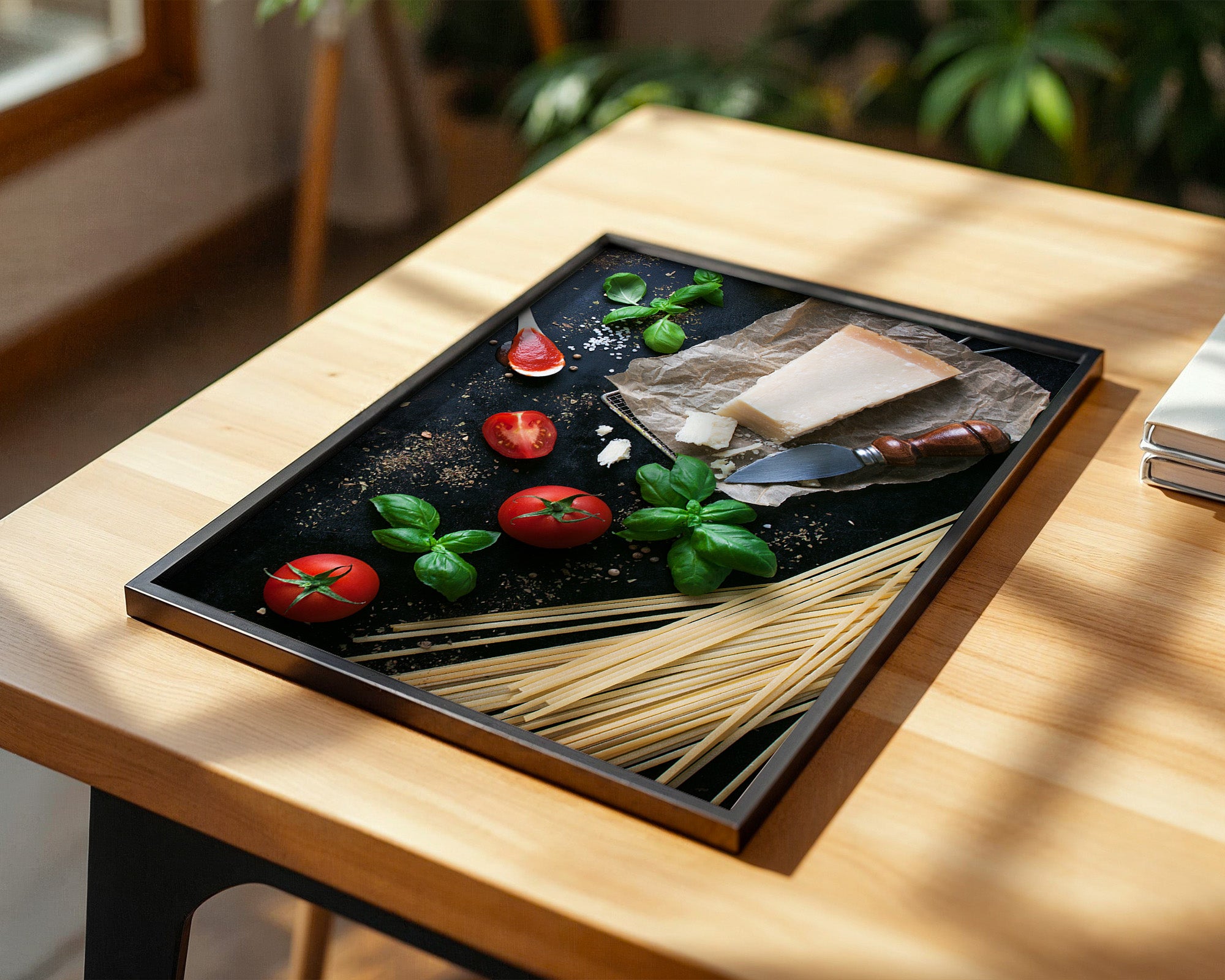 Parmesan Basilikum Tomatenarrangement