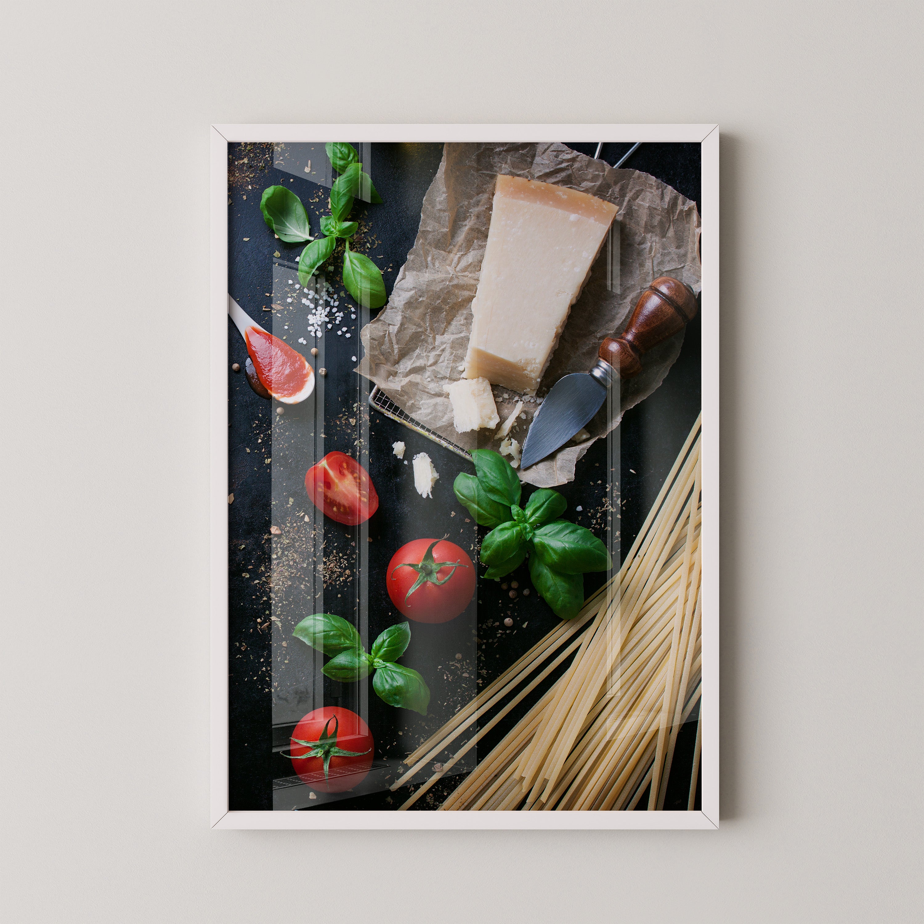 Parmesan Basilikum Tomatenarrangement