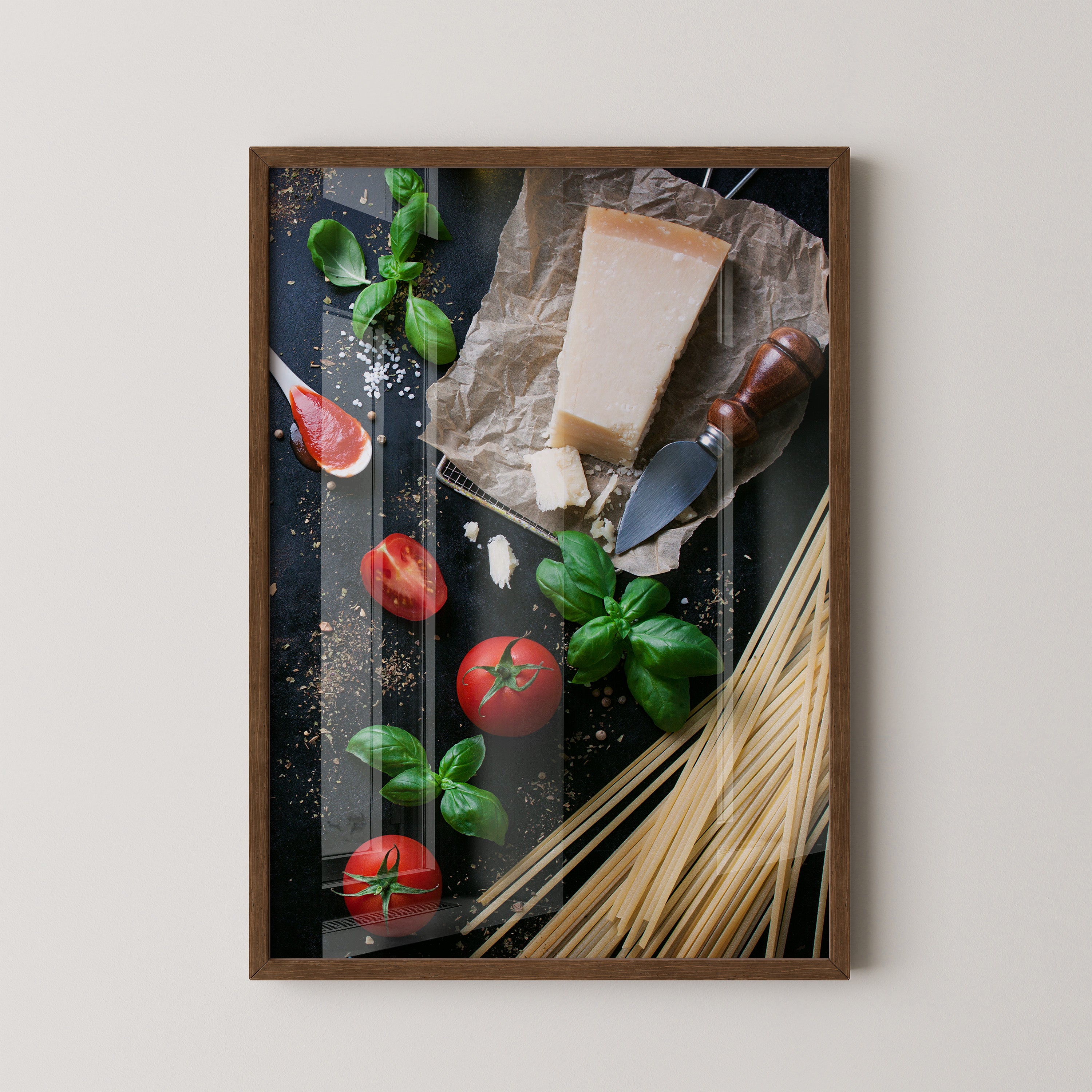 Parmesan Basilikum Tomatenarrangement