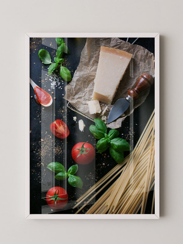 Parmesan Basilikum Tomatenarrangement