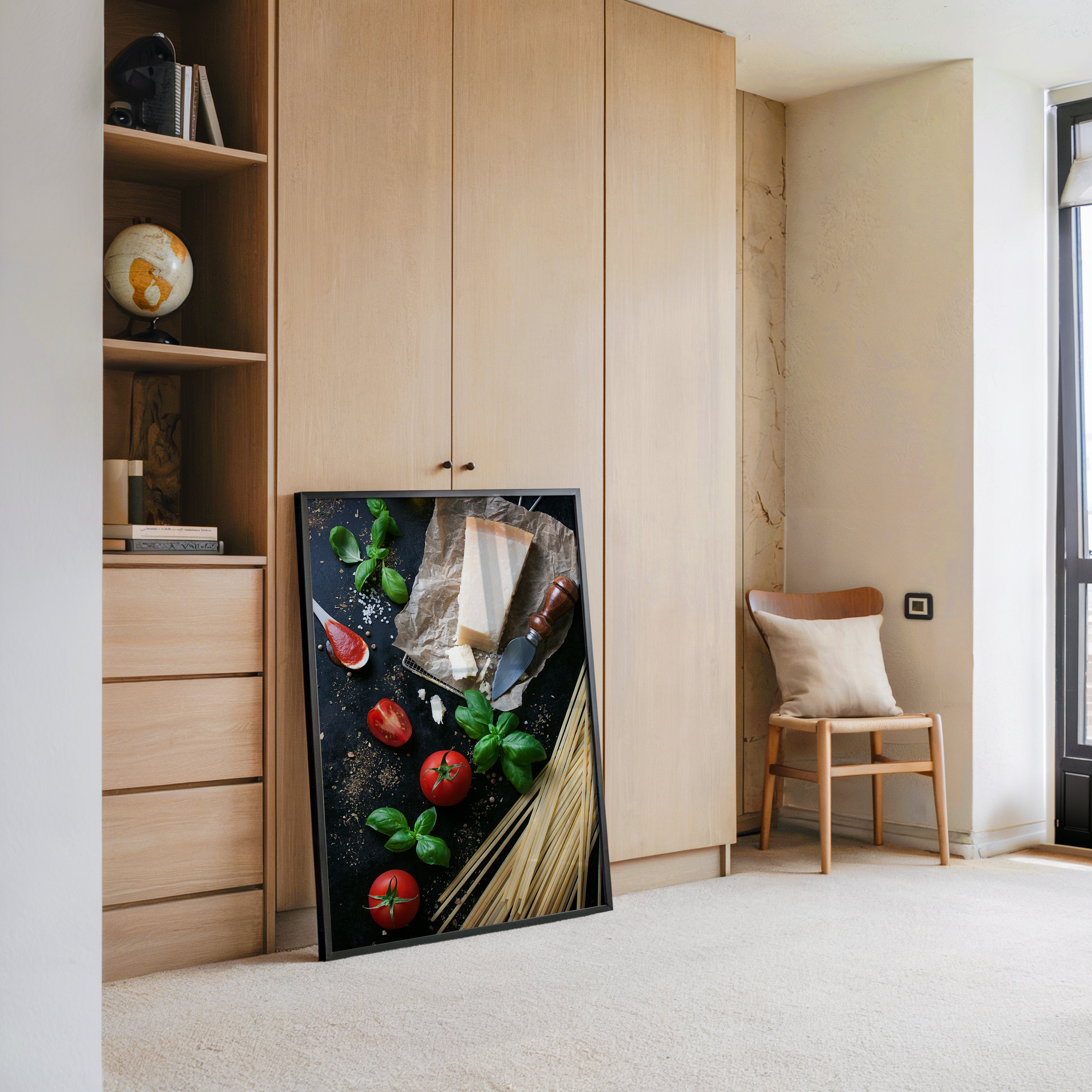 Parmesan Basilikum Tomatenarrangement