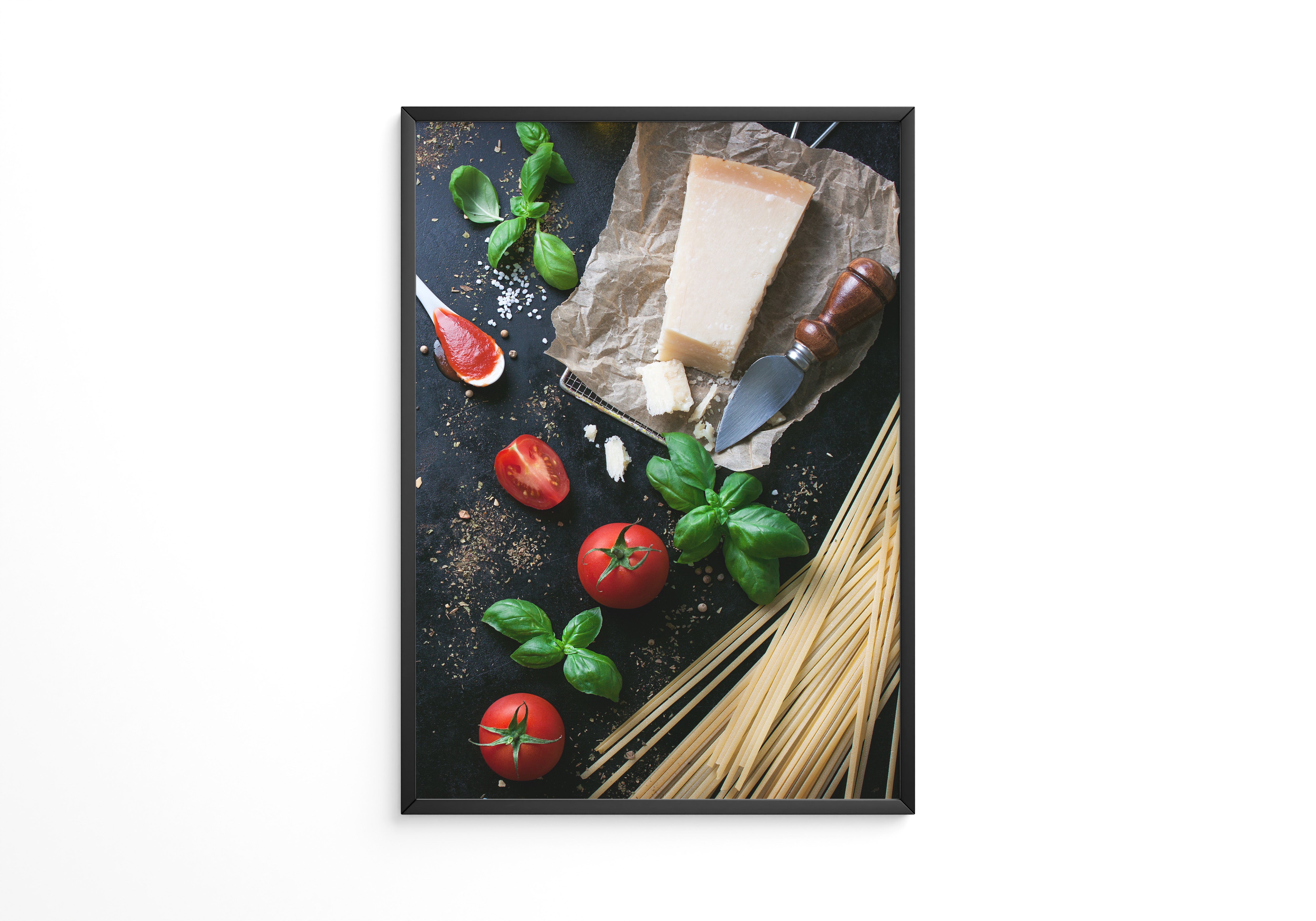 Parmesan Basilikum Tomatenarrangement