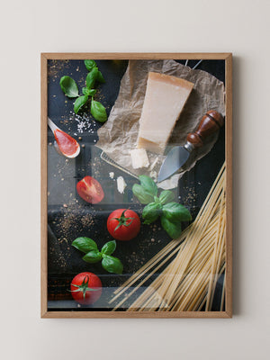 Parmesan Basilikum Tomatenarrangement