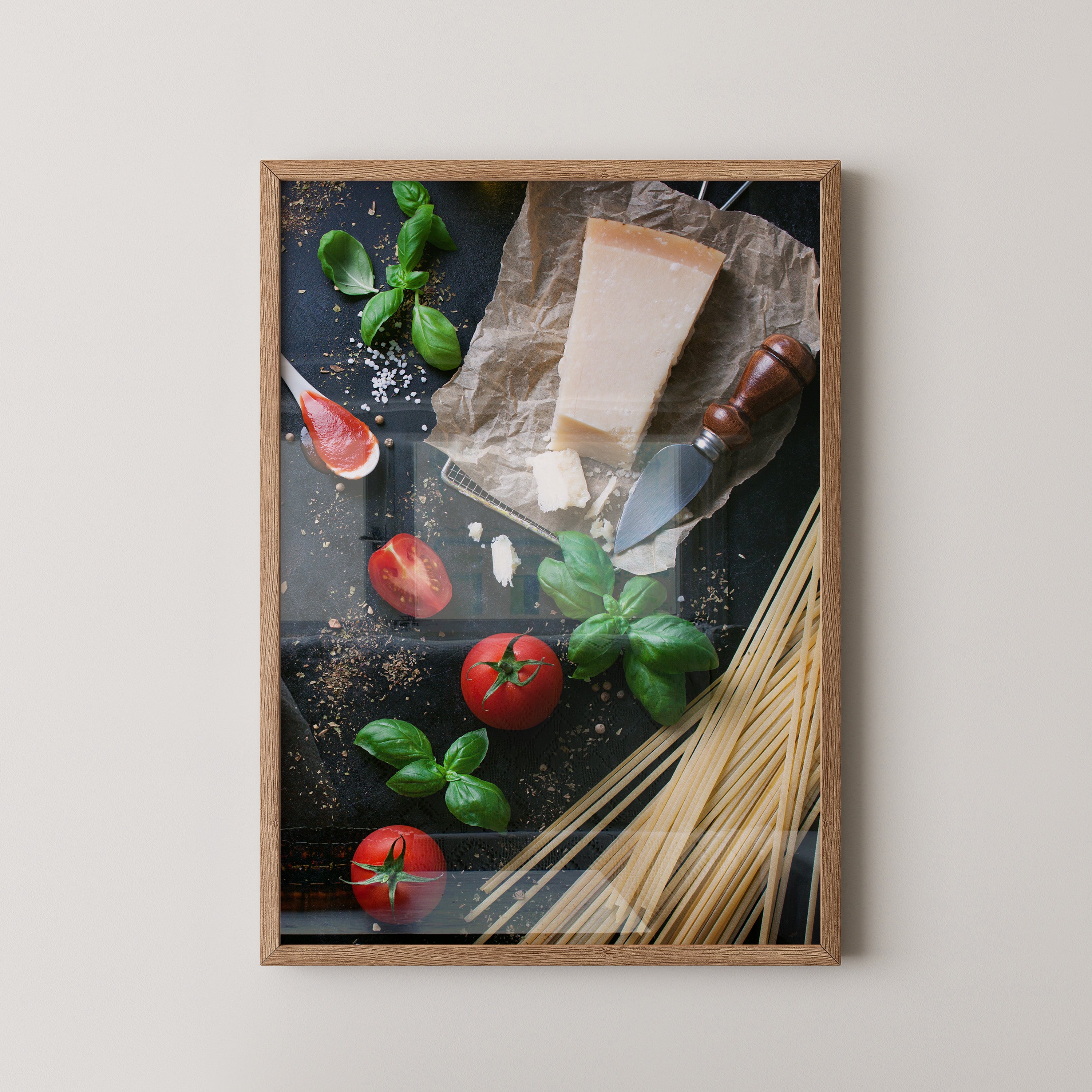 Parmesan Basilikum Tomatenarrangement