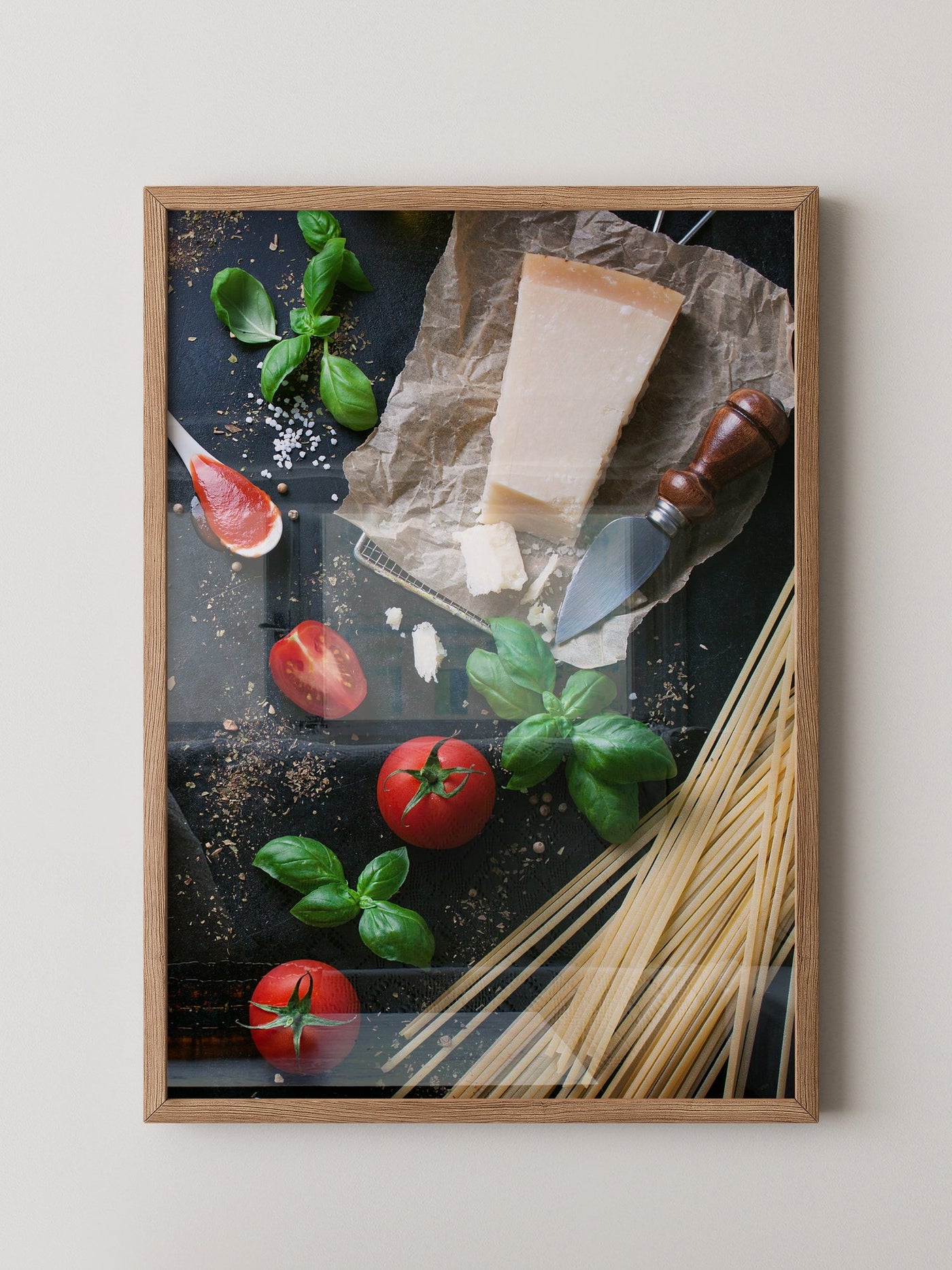 Parmesan Basilikum Tomatenarrangement