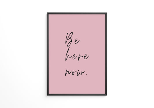 Schriftzug Rosa Minimalistisch