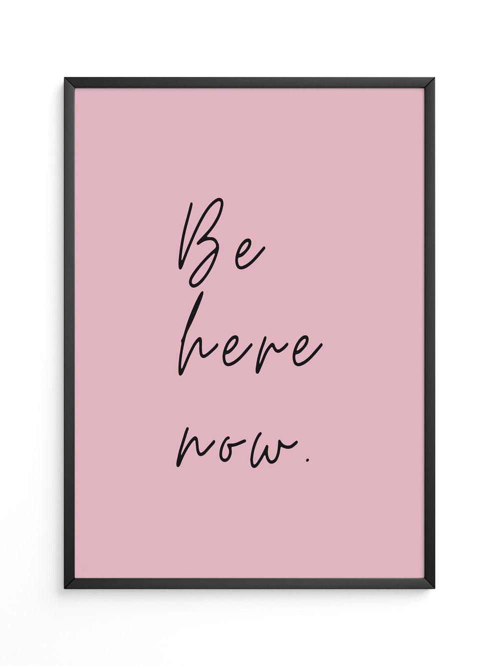 Schriftzug Rosa Minimalistisch