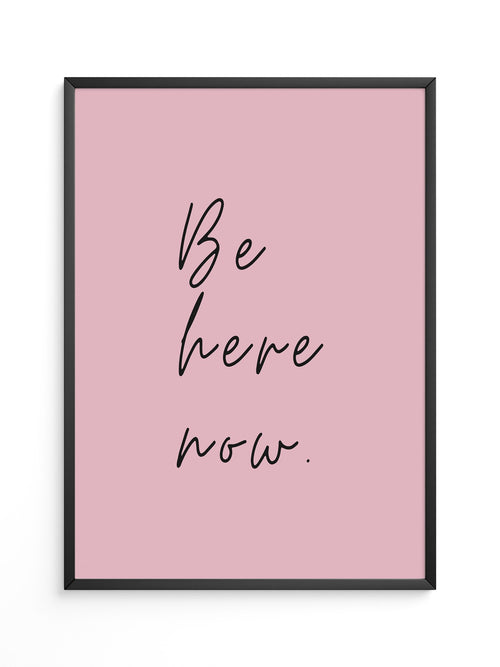 Schriftzug Rosa Minimalistisch