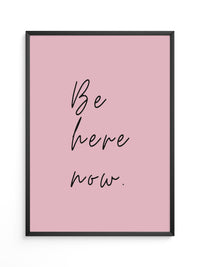 Schriftzug Rosa Minimalistisch