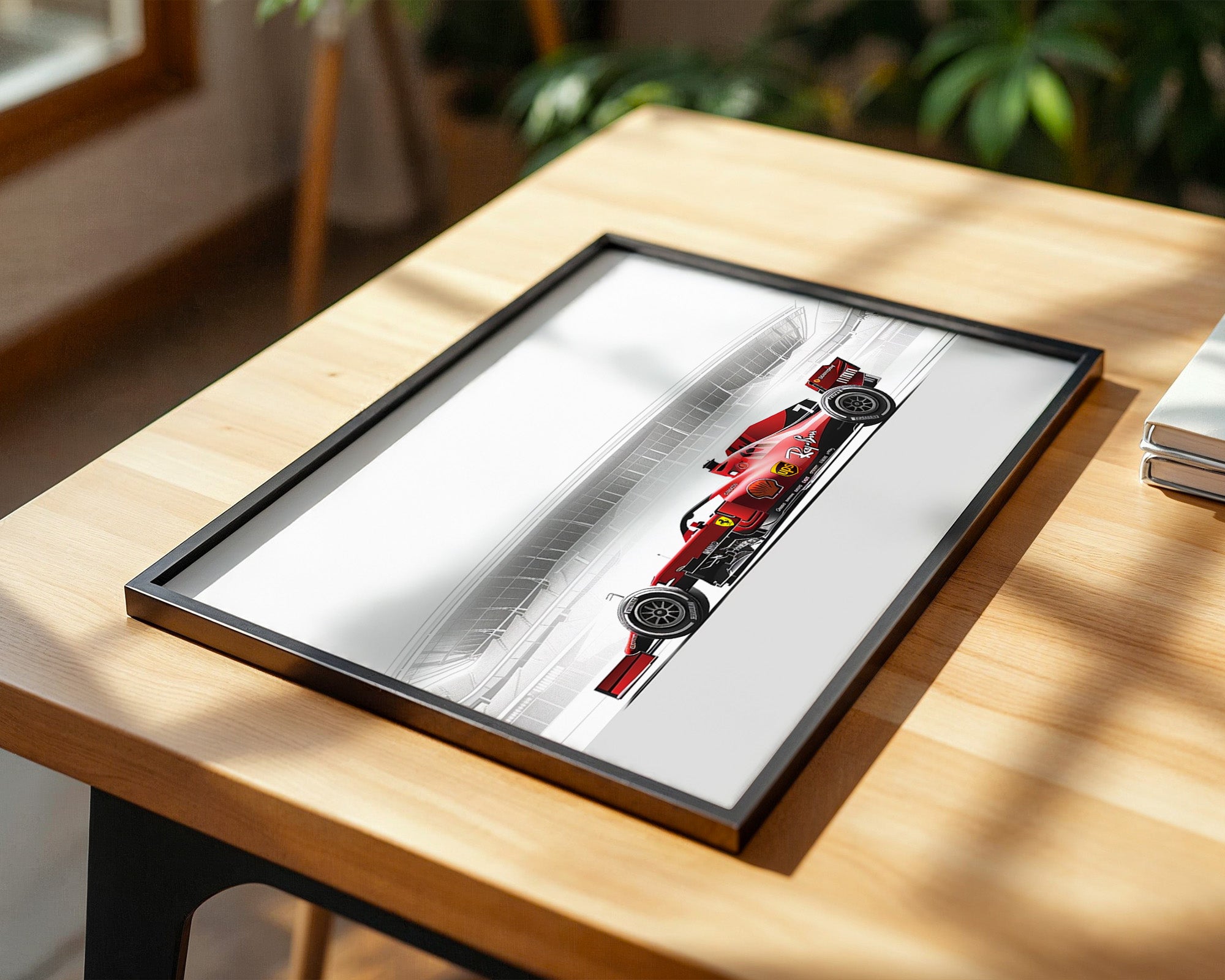 Rennwagen Rot Seitenansicht