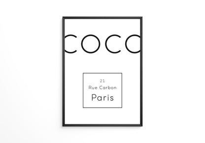 Coco minimalistisches Typografie Design