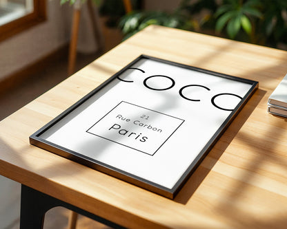Coco minimalistisches Typografie Design