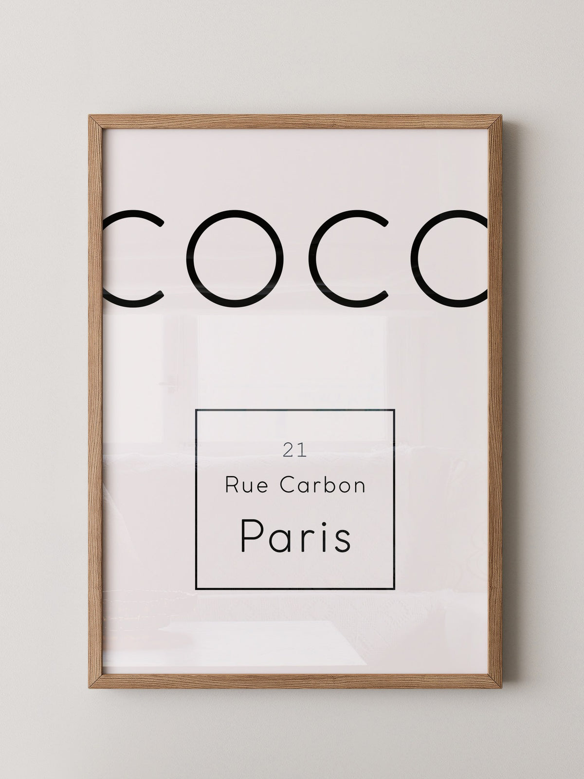 Coco minimalistisches Typografie Design