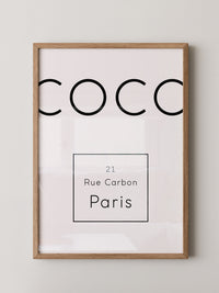 Coco minimalistisches Typografie Design