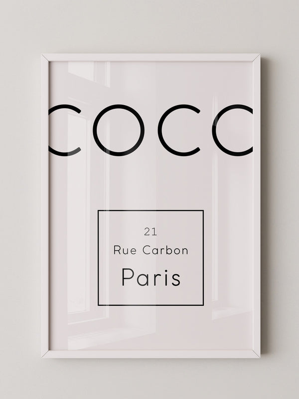 Coco minimalistisches Typografie Design