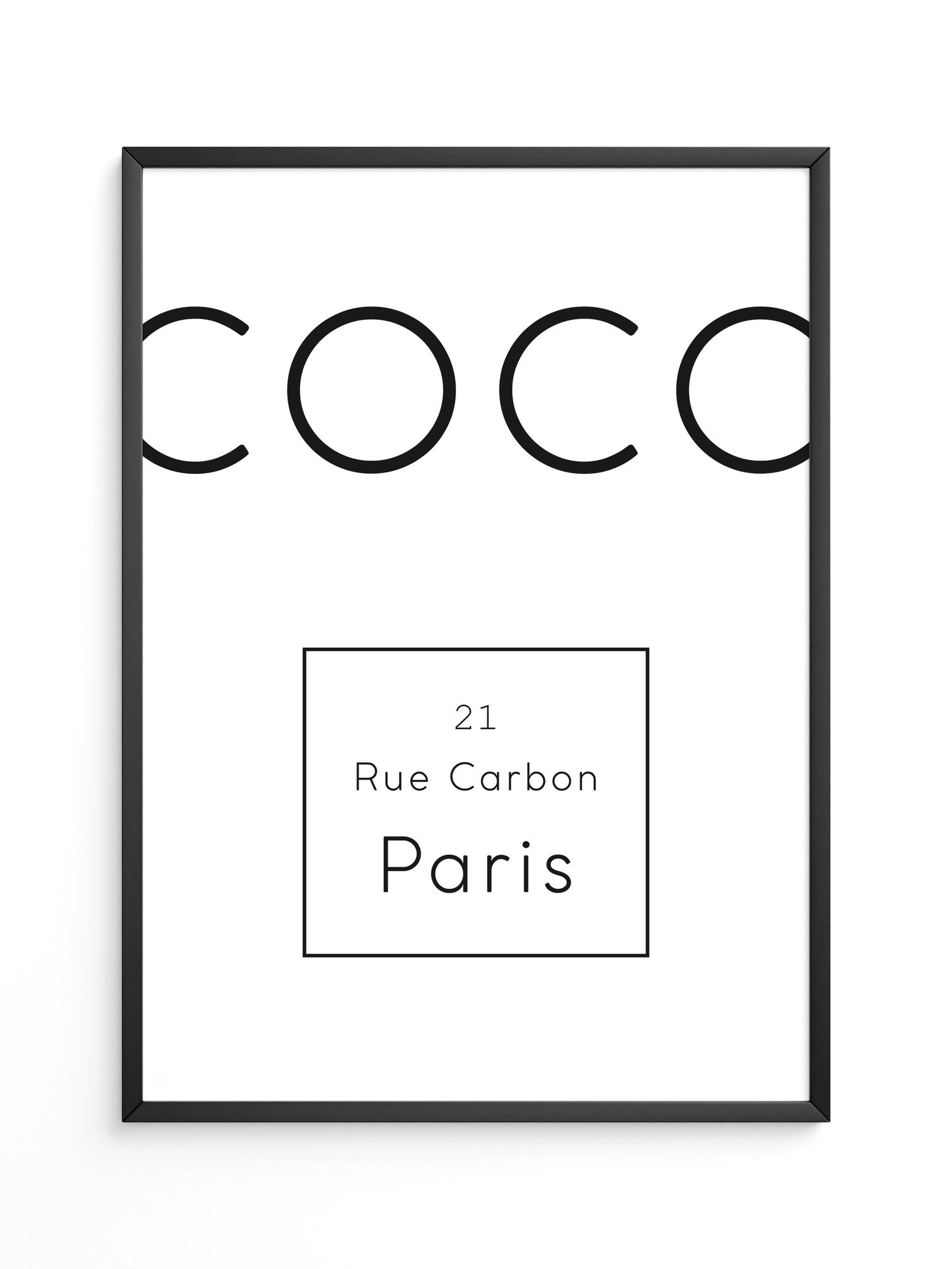 Coco minimalistisches Typografie Design