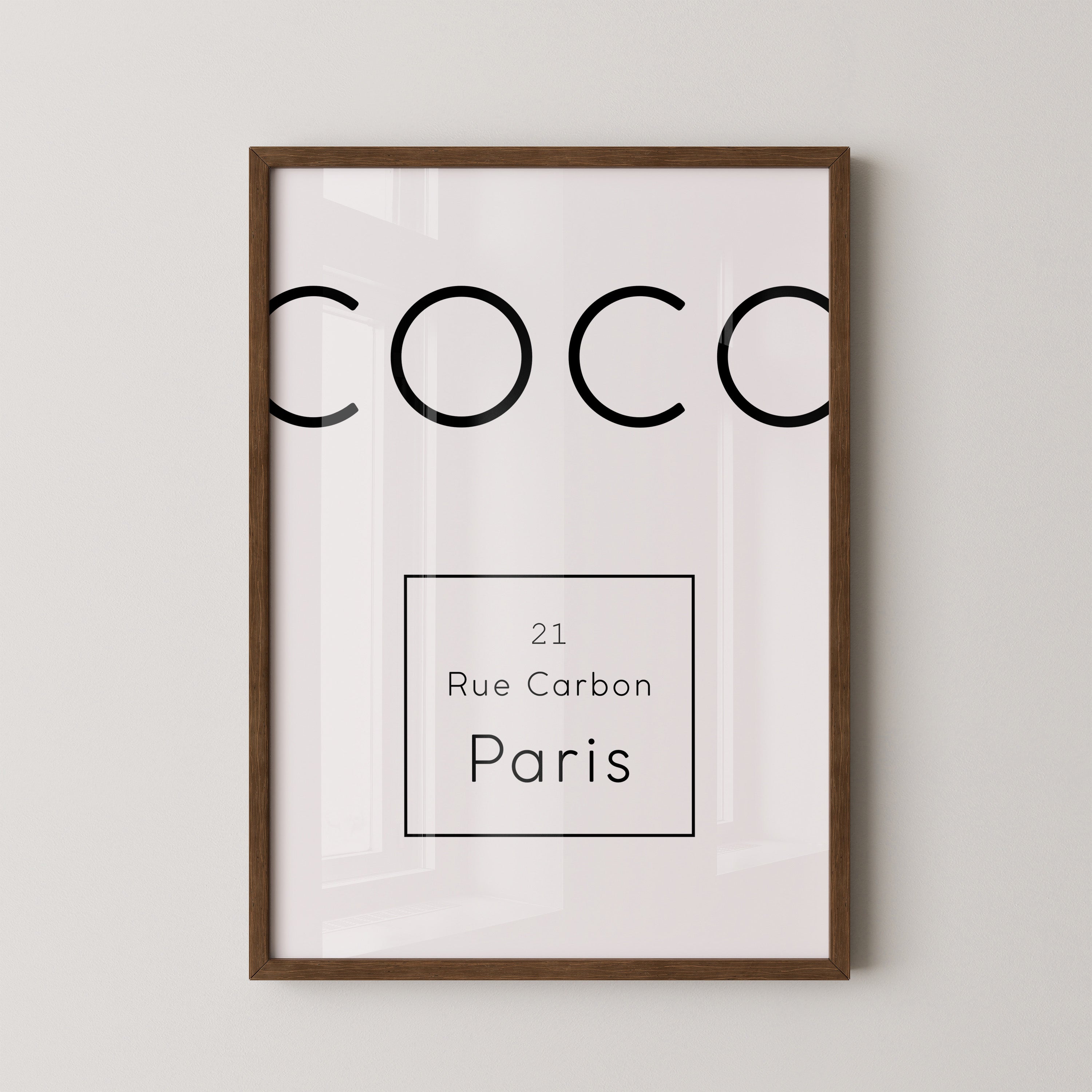 Coco minimalistisches Typografie Design