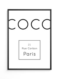 Coco minimalistisches Typografie Design