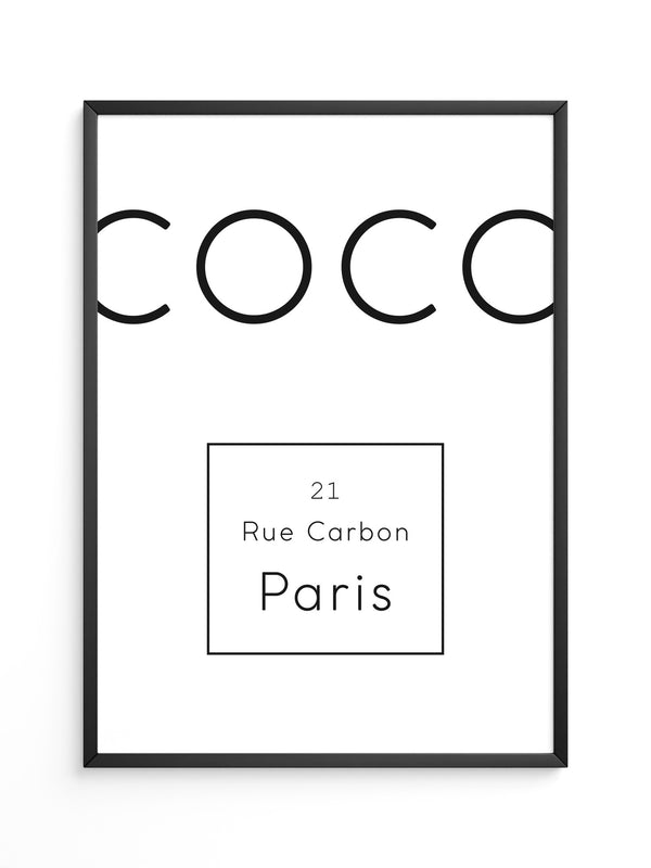 Coco minimalistisches Typografie Design