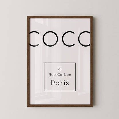Coco minimalistisches Typografie Design