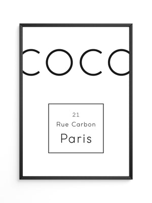 Coco minimalistisches Typografie Design