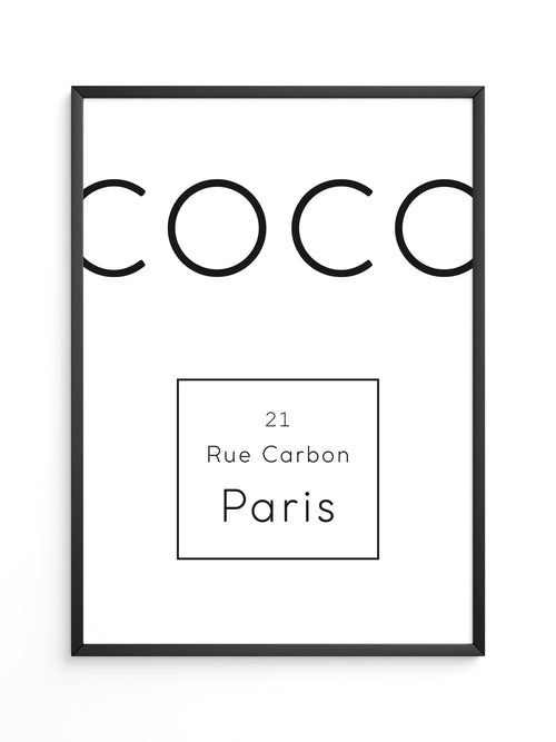 Coco minimalistisches Typografie Design