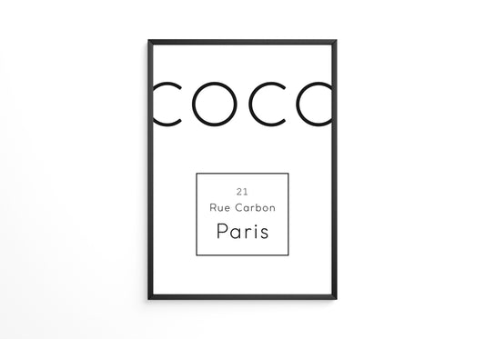 Coco minimalistisches Typografie Design