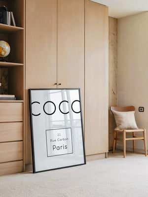 Coco minimalistisches Typografie Design