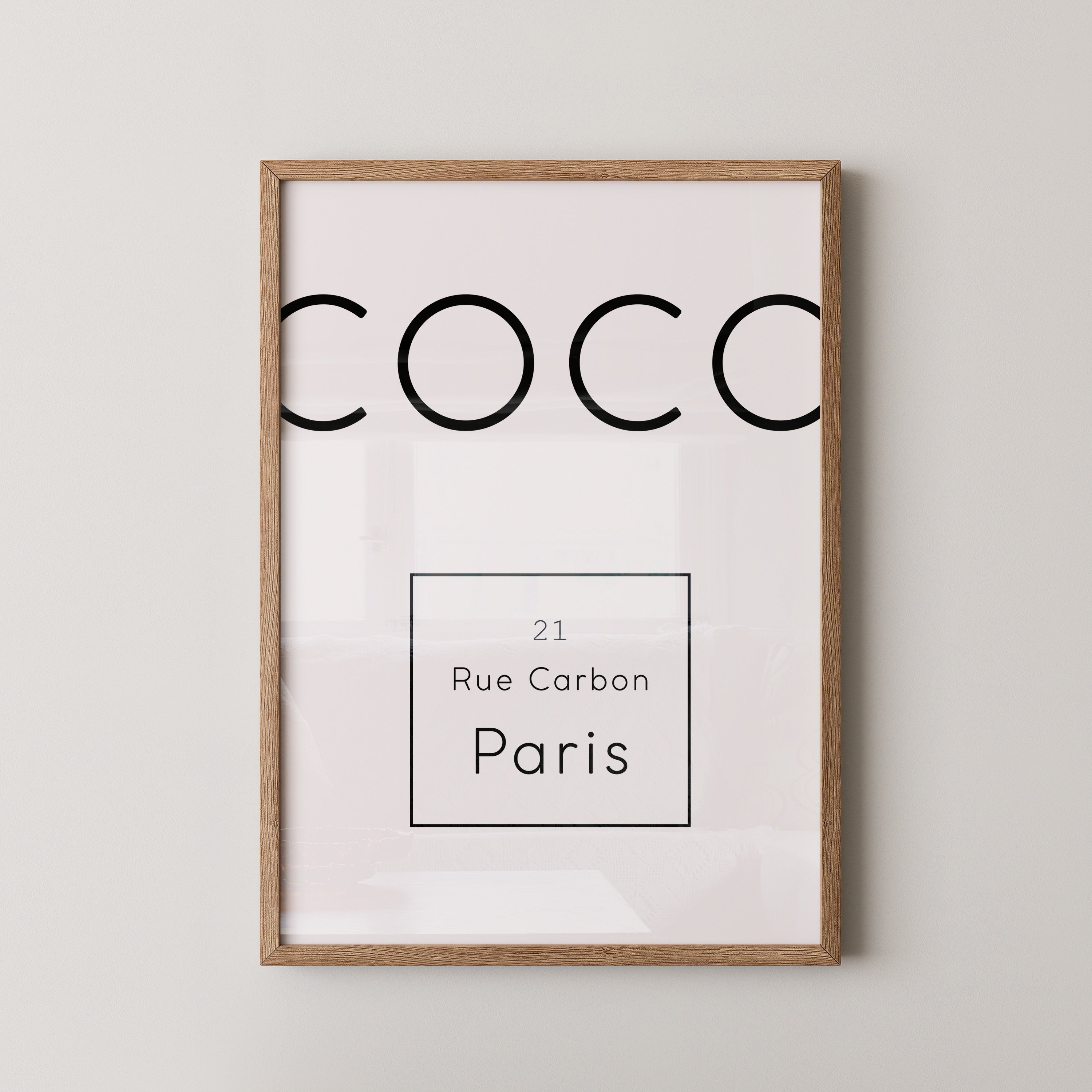 Coco minimalistisches Typografie Design