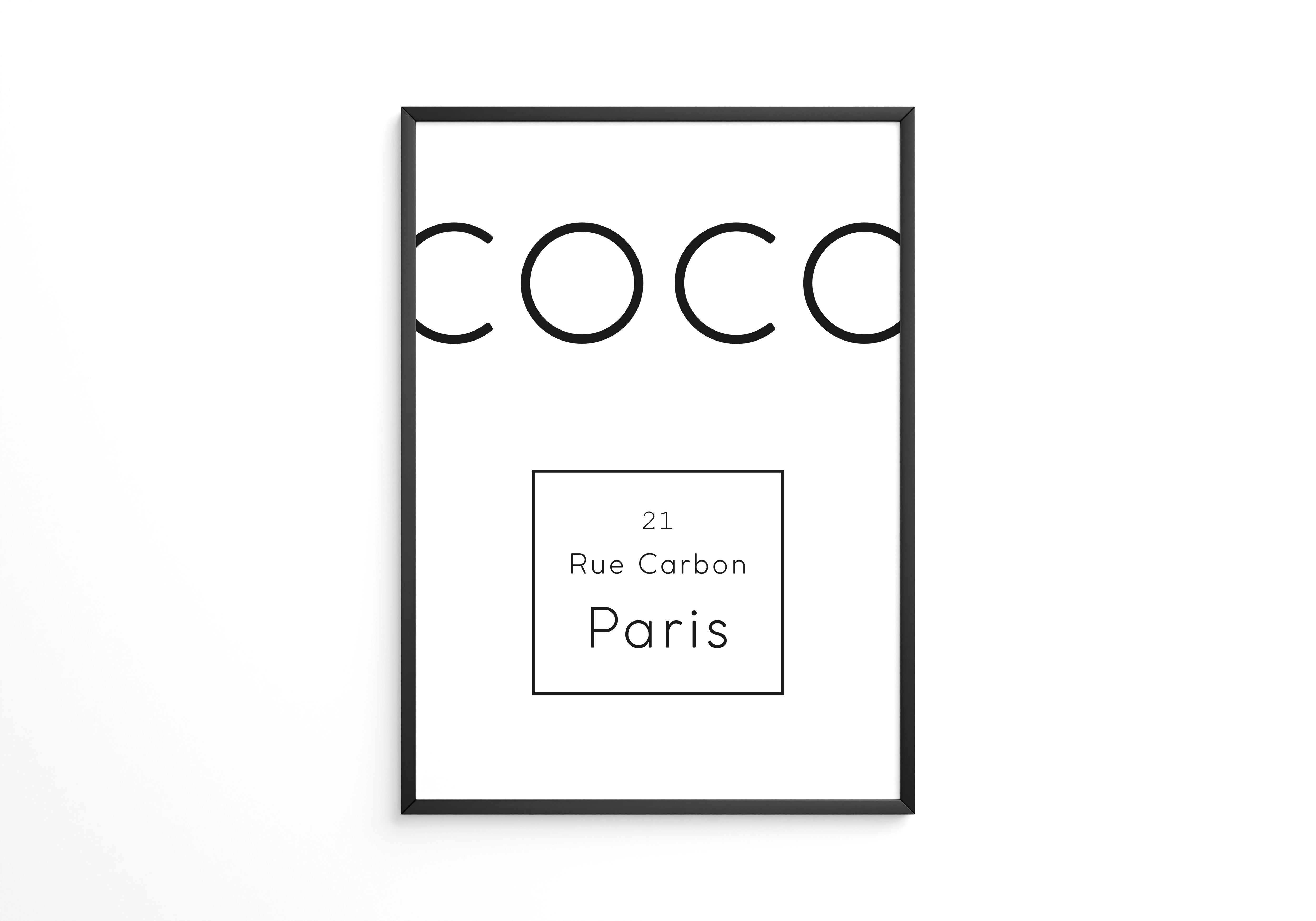 Coco minimalistisches Typografie Design
