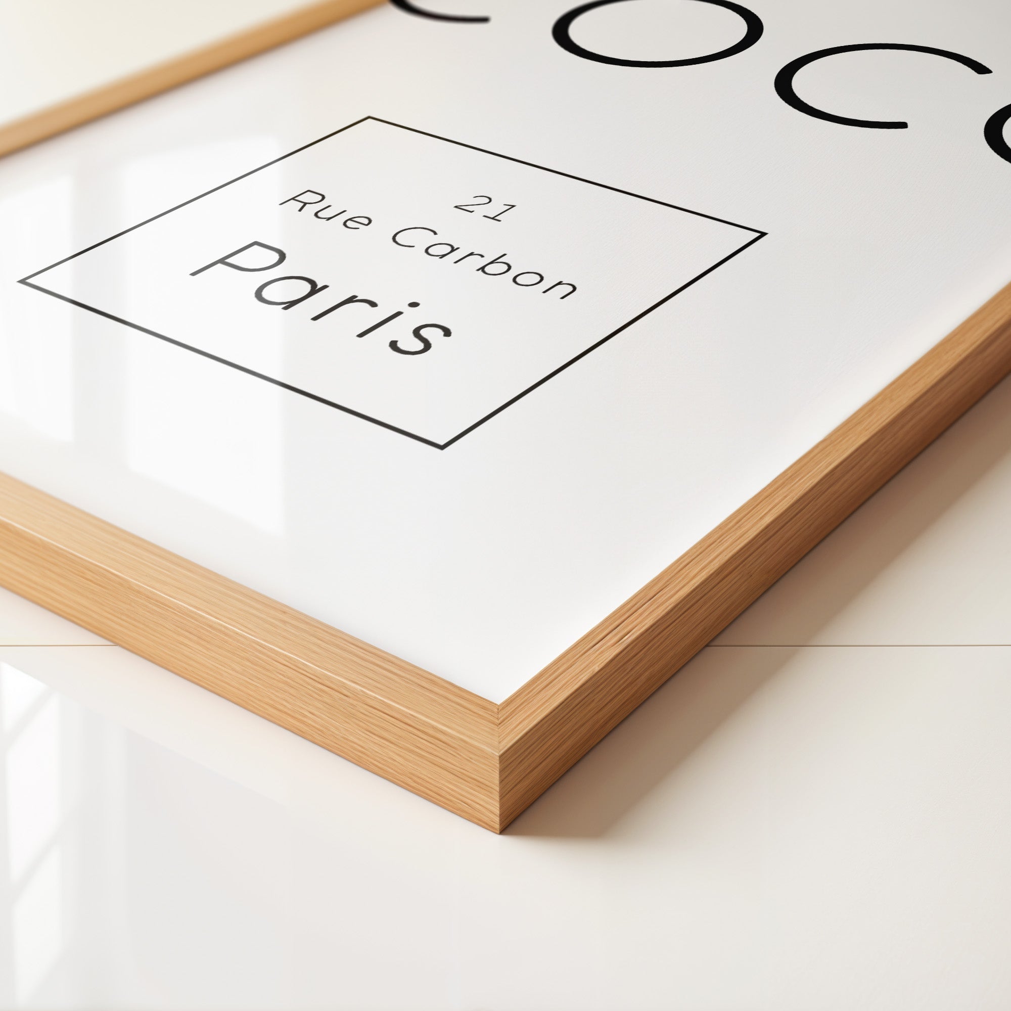 Coco minimalistisches Typografie Design