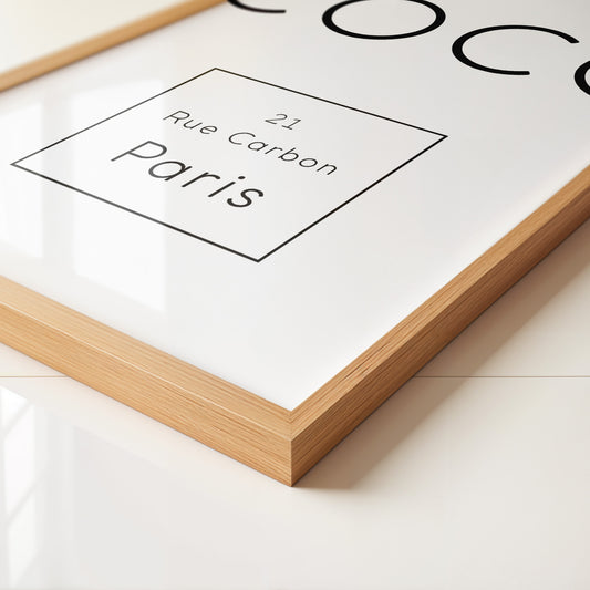 Coco minimalistisches Typografie Design