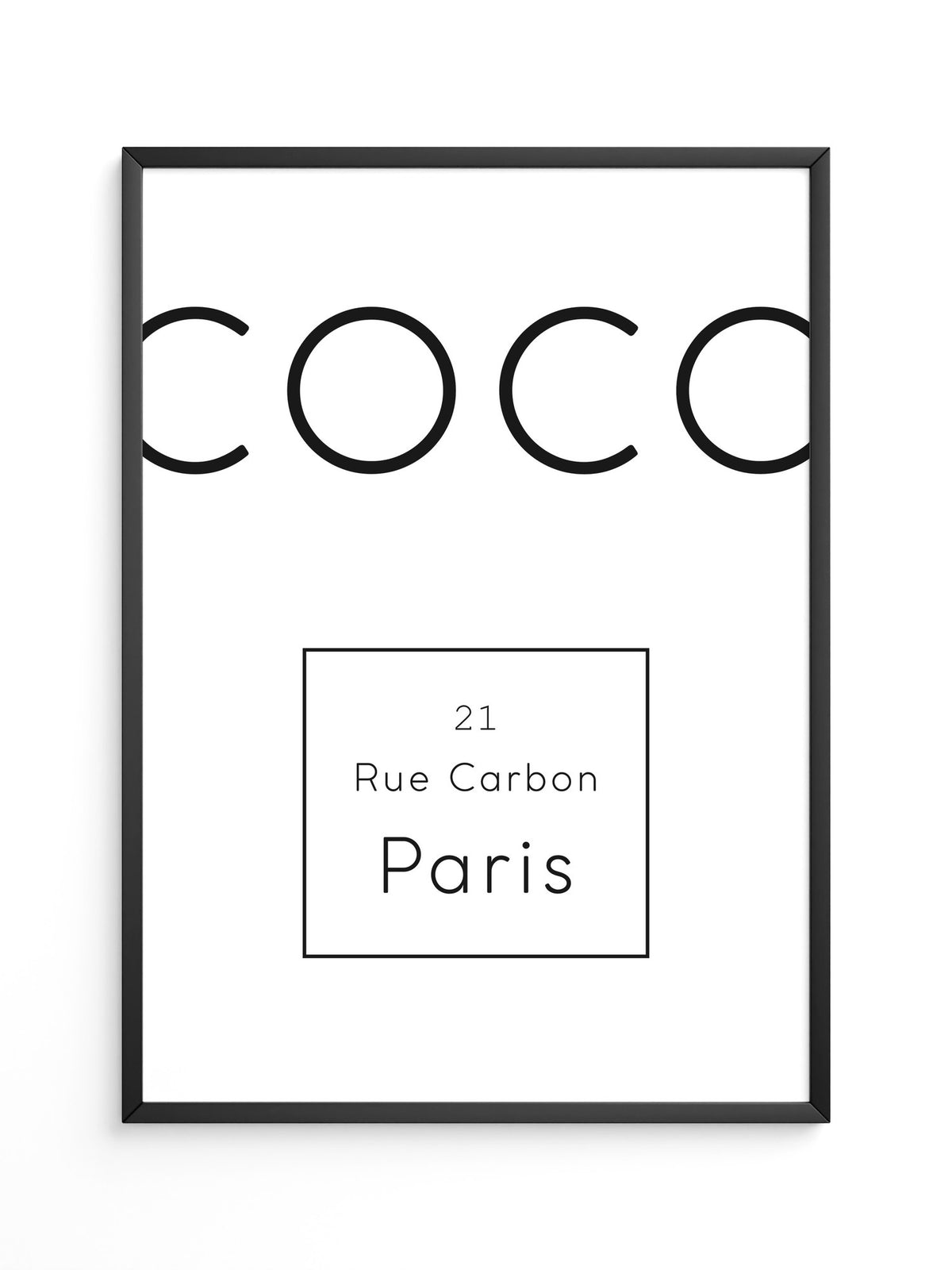 Coco minimalistisches Typografie Design