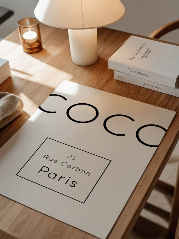 Coco minimalistisches Typografie Design