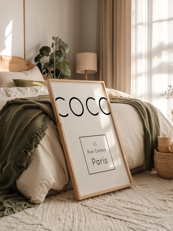 Coco minimalistisches Typografie Design