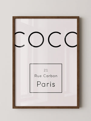 Coco minimalistisches Typografie Design