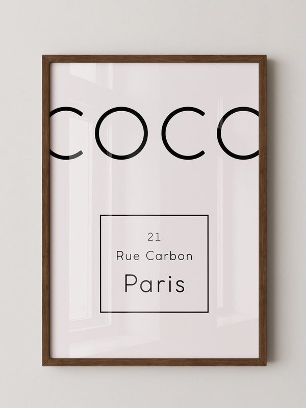 Coco minimalistisches Typografie Design