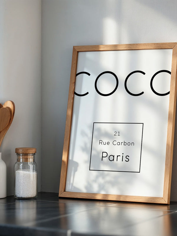 Coco minimalistisches Typografie Design